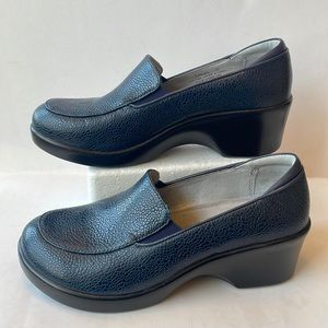 Alegria loafer women’s size 37 comfort orthopedic walking  chunky leather shoe